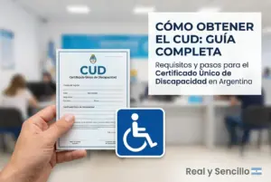 Documento de Certificado Único de Discapacidade - CUD, acessibilidade