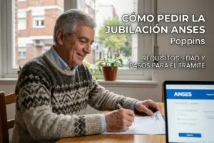 Homem idoso preenchendo documento de aposentadoria ANSES