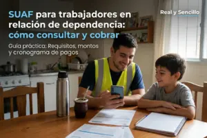 Pai e filho discutindo educação financeira em 2026